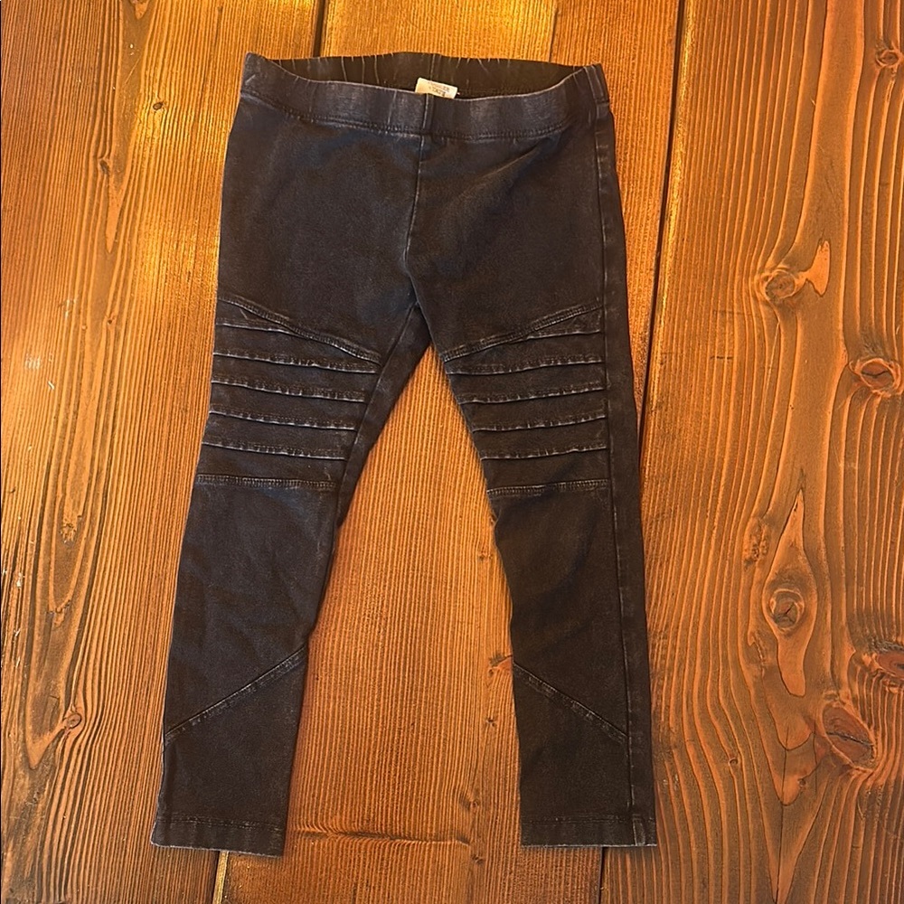 Tucker + Tate Stylish Black Moto Leggings